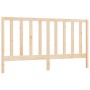 Cabecero de cama madera maciza de pino 206x4x100 cm de vidaXL, Cabeceros y pies de cama - Ref: Foro24-817710, Precio: 40,81 €...