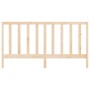 Cabecero de cama madera maciza de pino 206x4x100 cm de vidaXL, Cabeceros y pies de cama - Ref: Foro24-817710, Precio: 40,81 €...