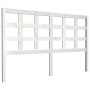 Cabecero de cama madera maciza de pino blanco 156x4x100 cm de vidaXL, Cabeceros y pies de cama - Ref: Foro24-817896, Precio: ...