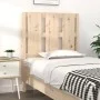Solid pine wood bed headboard 80.5x4x100 cm by vidaXL, Headboards and footboards - Ref: Foro24-817965, Price: 26,96 €, Discou...