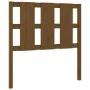 Bettkopfteil aus massivem Kiefernholz, honigbraun, 95,5 x 4 x 100 cm von vidaXL, Kopf- und Fußteile - Ref: Foro24-817973, Pre...