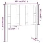 Bettkopfteil aus massivem Kiefernholz, 95,5 x 4 x 100 cm von vidaXL, Kopf- und Fußteile - Ref: Foro24-817970, Preis: 27,72 €,...