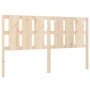 Cabecero de cama madera maciza de pino 165,5x4x100 cm de vidaXL, Cabeceros y pies de cama - Ref: Foro24-818000, Precio: 53,81...