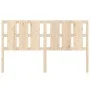 Cabecero de cama madera maciza de pino 185,5x4x100 cm de vidaXL, Cabeceros y pies de cama - Ref: Foro24-818005, Precio: 60,38...