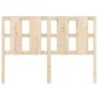 Solid pine wood bed headboard 145.5x4x100 cm by vidaXL, Headboards and footboards - Ref: Foro24-817990, Price: 34,11 €, Disco...