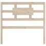 Cabecero de cama madera maciza de pino 95,5x4x100 cm de vidaXL, Cabeceros y pies de cama - Ref: Foro24-818020, Precio: 23,75 ...