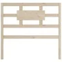 Solid pine wood bed headboard 95.5x4x100 cm by vidaXL, Headboards and footboards - Ref: Foro24-818020, Price: 23,55 €, Discou...