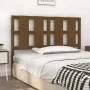 Bettkopfteil aus massivem Kiefernholz in Honigbraun, 145,5 x 4 x 100 cm von vidaXL, Kopf- und Fußteile - Ref: Foro24-817993, ...