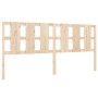 Cabecero de cama madera maciza de pino 205,5x4x100 cm de vidaXL, Cabeceros y pies de cama - Ref: Foro24-818010, Precio: 46,57...