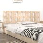 Cabecero de cama madera maciza de pino 205,5x4x100 cm de vidaXL, Cabeceros y pies de cama - Ref: Foro24-818010, Precio: 46,57...