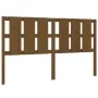 Solid pine wood bed headboard honey brown 165.5x4x100 cm by vidaXL, Headboards and footboards - Ref: Foro24-818003, Price: 60...