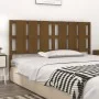 Solid pine wood bed headboard honey brown 165.5x4x100 cm by vidaXL, Headboards and footboards - Ref: Foro24-818003, Price: 60...