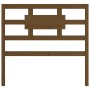 Cabecero de cama madera maciza pino marrón miel 105,5x4x100 cm de vidaXL, Cabeceros y pies de cama - Ref: Foro24-818028, Prec...