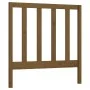 Honey brown solid pine wood bed headboard 106x4x100 cm by vidaXL, Headboards and footboards - Ref: Foro24-817678, Price: 23,2...