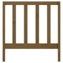 Honey brown solid pine wood bed headboard 106x4x100 cm by vidaXL, Headboards and footboards - Ref: Foro24-817678, Price: 23,2...