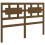 Cabecero de cama madera maciza pino marrón miel 165,5x4x100 cm de vidaXL, Cabeceros y pies de cama - Ref: Foro24-818053, Prec...