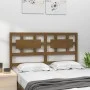 Bettkopfteil aus massivem Kiefernholz in Honigbraun, 145,5 x 4 x 100 cm von vidaXL, Kopf- und Fußteile - Ref: Foro24-818043, ...