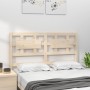 Cabecero de cama madera maciza de pino 205,5x4x100 cm de vidaXL, Cabeceros y pies de cama - Ref: Foro24-818060, Precio: 49,86...