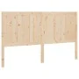 Solid pine wood bed headboard 125.5x4x100 cm by vidaXL, Headboards and footboards - Ref: Foro24-818080, Price: 46,68 €, Disco...