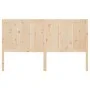 Solid pine wood bed headboard 125.5x4x100 cm by vidaXL, Headboards and footboards - Ref: Foro24-818080, Price: 46,68 €, Disco...