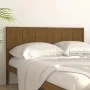 Bettkopfteil aus massivem Kiefernholz in Honigbraun, 205 x 4 x 100 cm von vidaXL, Kopf- und Fußteile - Ref: Foro24-818113, Pr...