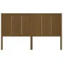 Bettkopfteil aus massivem Kiefernholz in Honigbraun, 205 x 4 x 100 cm von vidaXL, Kopf- und Fußteile - Ref: Foro24-818113, Pr...