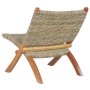 Silla de ratán kubu natural y madera maciza de caoba en Sillones | Comprar online en Foru.es