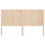 Cabecero de cama madera maciza de pino 205,5x4x100 cm de vidaXL, Cabeceros y pies de cama - Ref: Foro24-818110, Precio: 74,71...