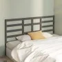Bettkopfteil aus massivem grauem Kiefernholz, 186 x 4 x 104 cm von vidaXL, Kopf- und Fußteile - Ref: Foro24-818157, Preis: 59...