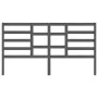 Solid gray pine wood bed headboard 186x4x104 cm by vidaXL, Headboards and footboards - Ref: Foro24-818157, Price: 59,59 €, Di...
