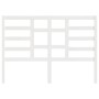 Cabecero de cama madera maciza de pino blanco 146x4x104 cm de vidaXL, Cabeceros y pies de cama - Ref: Foro24-818141, Precio: ...