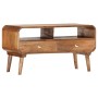Mueble para TV de madera maciza de mango 90x35x47 cm en Muebles TV | Comprar online en Foru.es