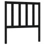 Cabecero de cama madera maciza de pino negro 106x4x100 cm de vidaXL, Cabeceros y pies de cama - Ref: Foro24-817729, Precio: 3...