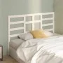 Cabecero de cama madera maciza de pino blanco 166x4x104 cm de vidaXL, Cabeceros y pies de cama - Ref: Foro24-818151, Precio: ...