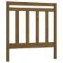 Honey brown solid pine wood bed headboard 106x4x100 cm by vidaXL, Headboards and footboards - Ref: Foro24-817778, Price: 36,5...