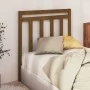 Honey brown solid pine wood bed headboard 106x4x100 cm by vidaXL, Headboards and footboards - Ref: Foro24-817778, Price: 36,5...