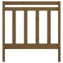 Honey brown solid pine wood bed headboard 106x4x100 cm by vidaXL, Headboards and footboards - Ref: Foro24-817778, Price: 36,5...