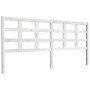 Cabecero de cama madera maciza de pino blanco 205,5x4x100 cm de vidaXL, Cabeceros y pies de cama - Ref: Foro24-817911, Precio...