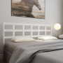 Cabecero de cama madera maciza de pino blanco 205,5x4x100 cm de vidaXL, Cabeceros y pies de cama - Ref: Foro24-817911, Precio...