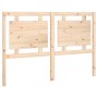 Cabecero de cama madera maciza de pino 145,5x4x100 cm de vidaXL, Cabeceros y pies de cama - Ref: Foro24-817940, Precio: 56,86...