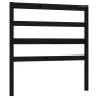 Cabecero de cama madera maciza de pino negro 96x4x100 cm de vidaXL, Cabeceros y pies de cama - Ref: Foro24-817624, Precio: 20...