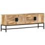 Mueble para TV de madera maciza de mango 140x30x50 cm en Muebles TV | Comprar online en Foru.es