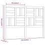 Cabecero de cama madera maciza de pino blanco 126x4x104 cm de vidaXL, Cabeceros y pies de cama - Ref: Foro24-818181, Precio: ...