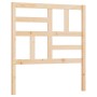 Cabecero de cama madera maciza de pino 106x4x104 cm de vidaXL, Cabeceros y pies de cama - Ref: Foro24-818175, Precio: 35,61 €...
