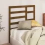 Bettkopfteil aus massivem Kiefernholz in Honigbraun, 81 x 4 x 104 cm von vidaXL, Kopf- und Fußteile - Ref: Foro24-818118, Pre...