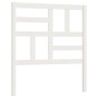 Cabecero de cama madera maciza de pino blanco 81x4x104 cm de vidaXL, Cabeceros y pies de cama - Ref: Foro24-818166, Precio: 4...