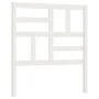Solid white pine wood bed headboard 81x4x104 cm by vidaXL, Headboards and footboards - Ref: Foro24-818166, Price: 39,46 €, Di...
