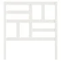 Solid white pine wood bed headboard 81x4x104 cm by vidaXL, Headboards and footboards - Ref: Foro24-818166, Price: 39,46 €, Di...