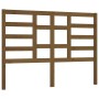 Cabecero de cama madera maciza de pino marrón miel 156x4x104 cm de vidaXL, Cabeceros y pies de cama - Ref: Foro24-818148, Pre...
