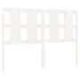 Cabecero de cama madera maciza de pino blanco 145,5x4x100 cm de vidaXL, Cabeceros y pies de cama - Ref: Foro24-817991, Precio...